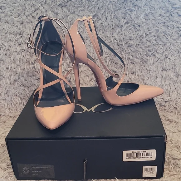 Monika Chiang Elegant Pink Stiletto Heels